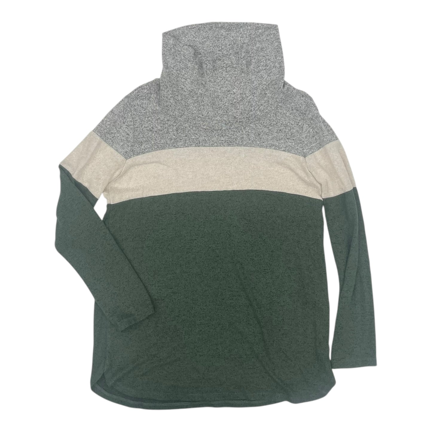 Top Ls By Market & Spruce In Green & Grey, Size:L