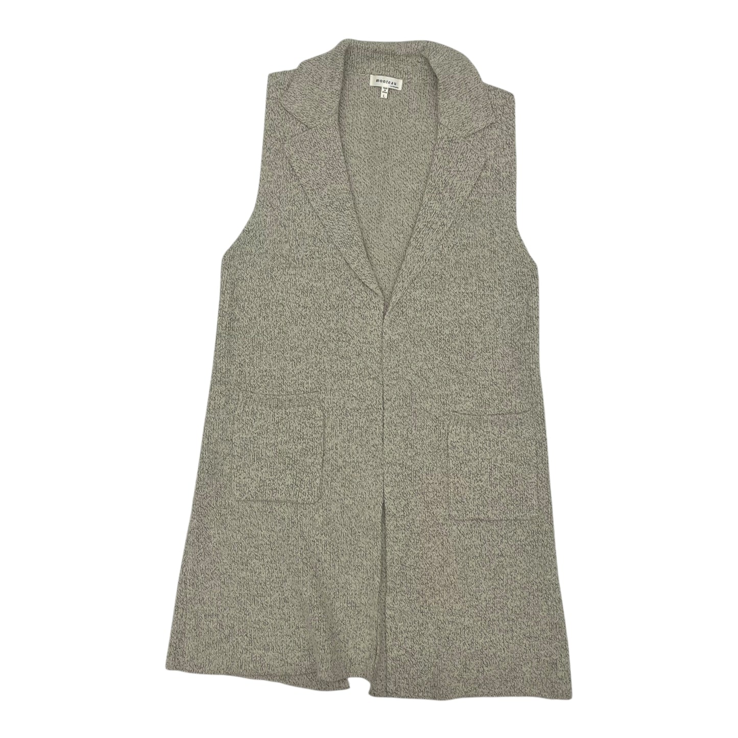 Vest Other By Monteau In Tan, Size:L