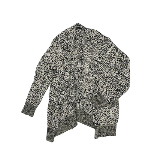 Sweater Cardigan By Pink Clover In Black & Cream, Size:S