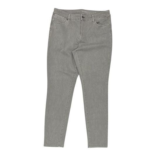 Jeans Straight By Chicos In Grey Denim, Size:10