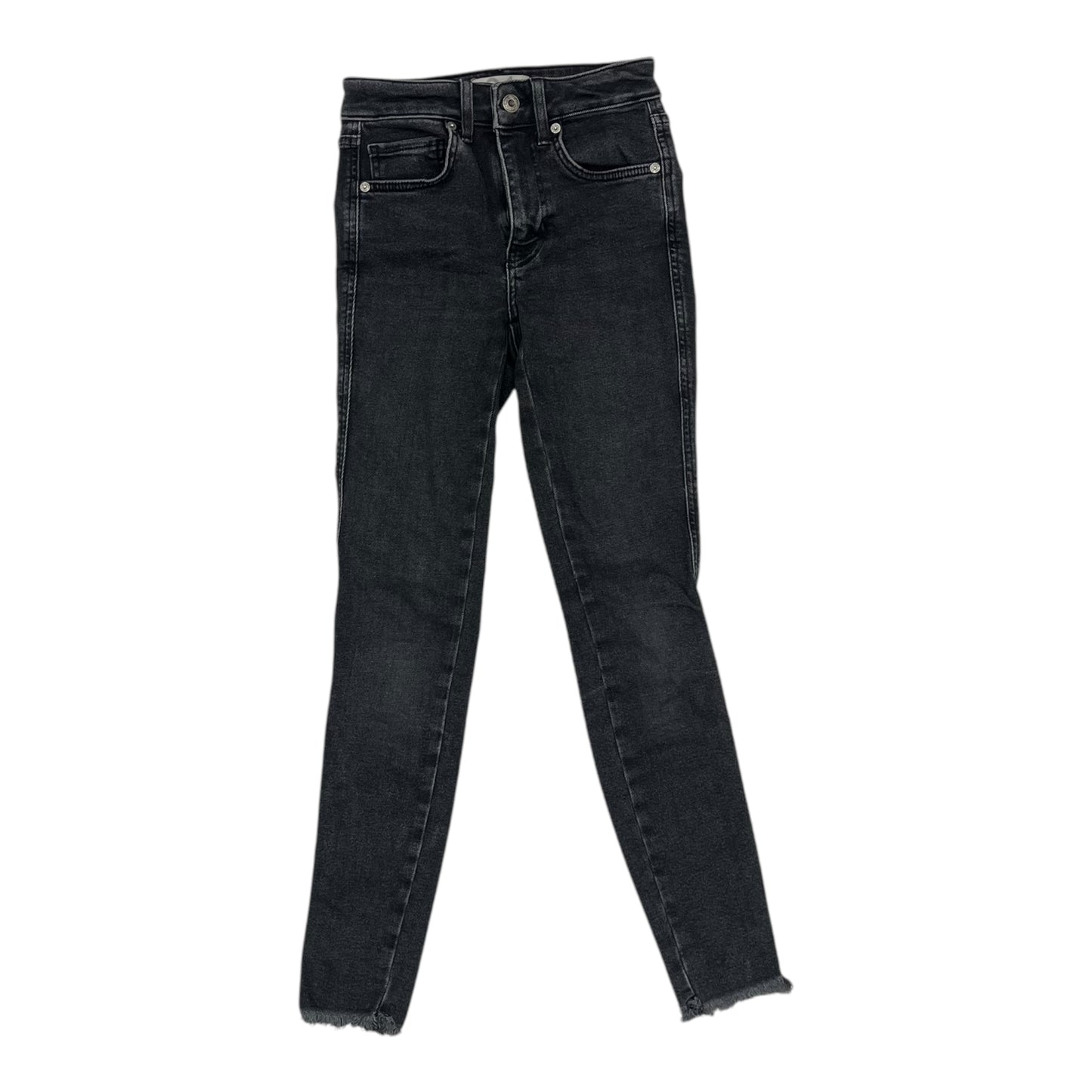 Jeans Skinny By We The Free In Black Denim, Size:0