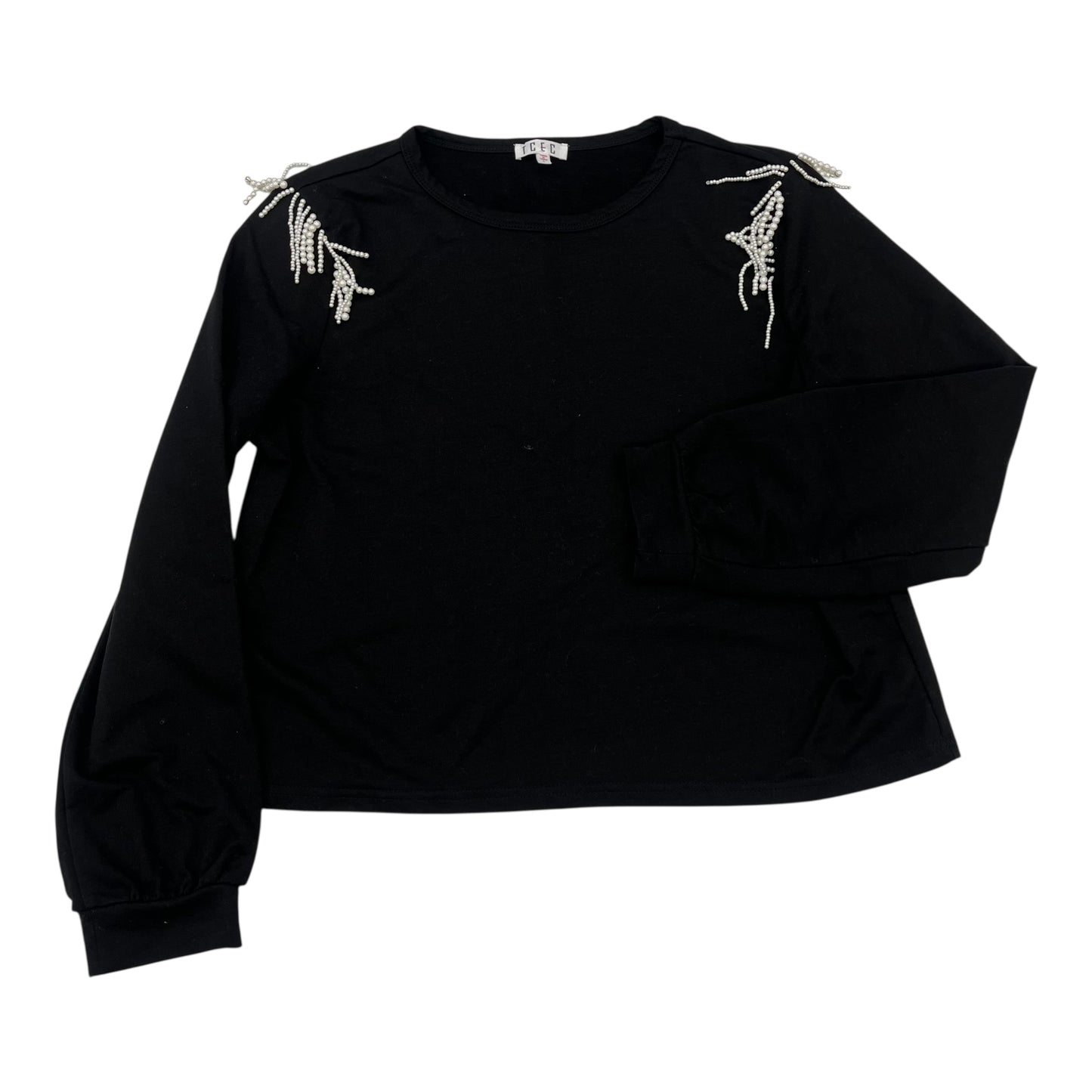 Top Ls By Tcec In Black, Size:L