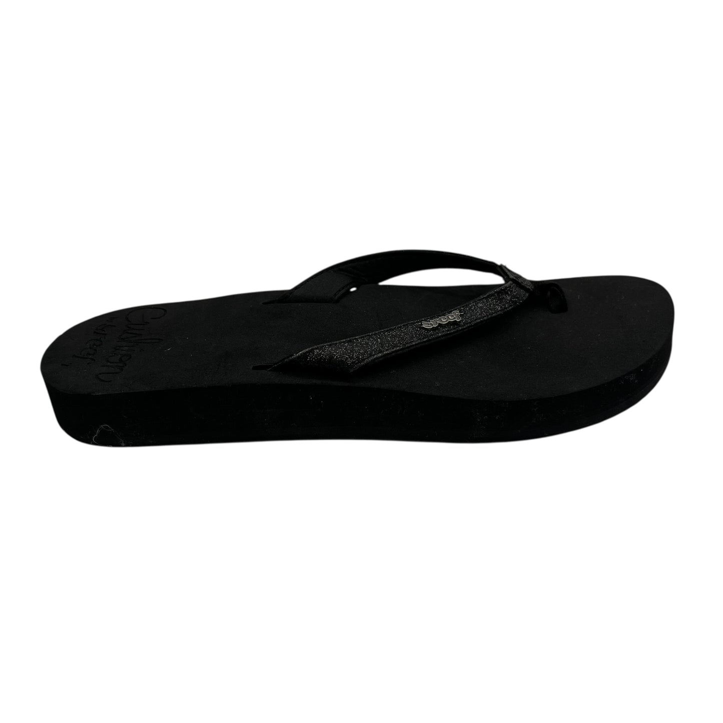 Sandals Flip Flops By Reef In Black, Size:7