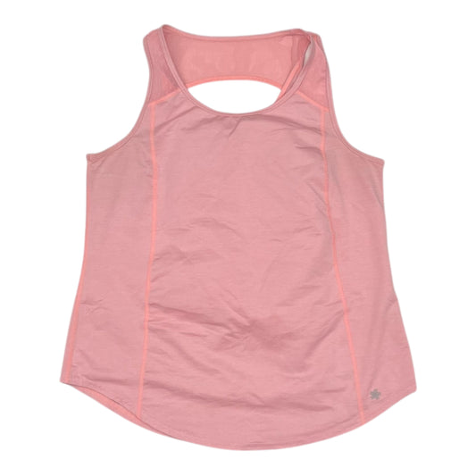Athletic Tank Top By Tek Gear In Pink, Size:L
