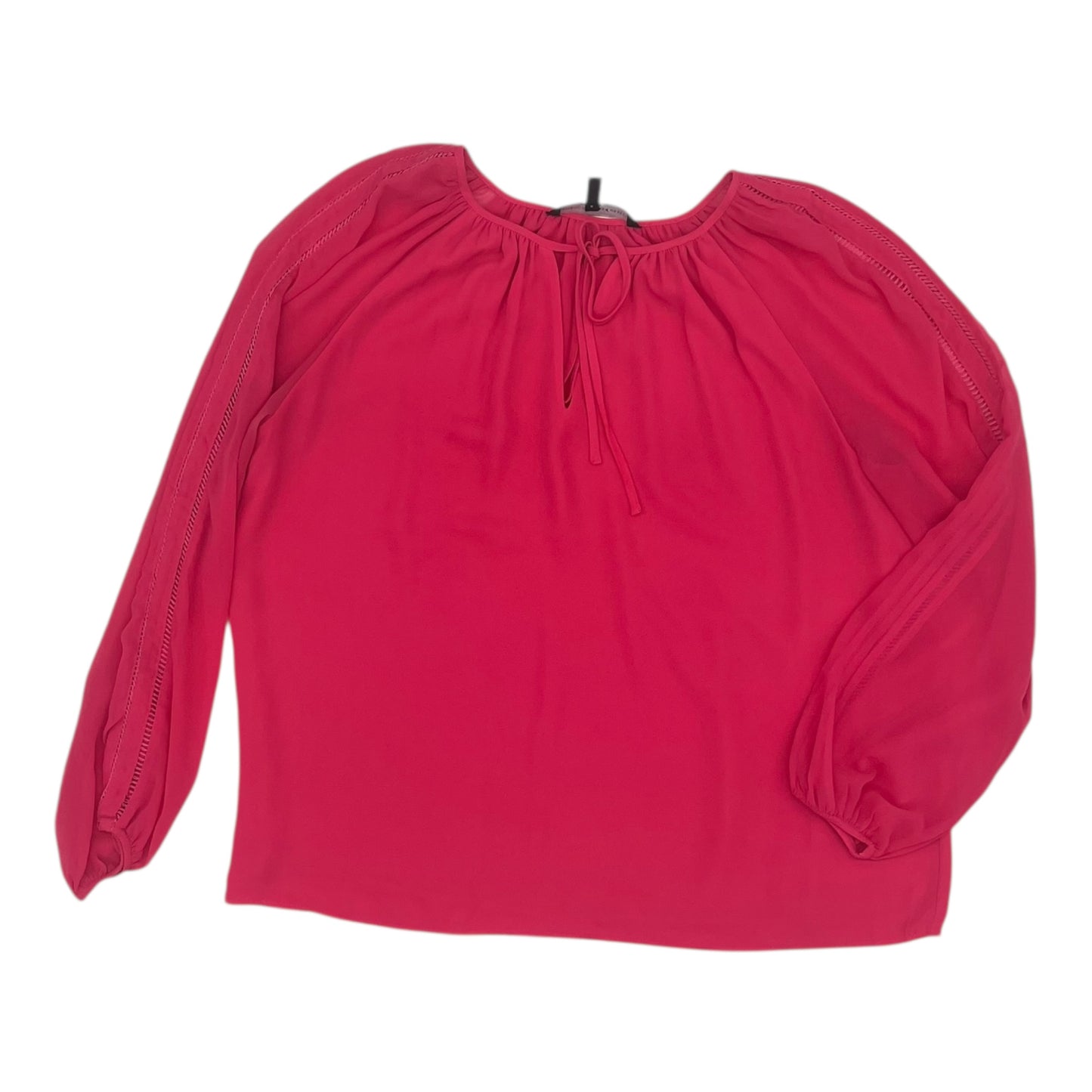 Blouse Ls By White House Black Market In Pink, Size:M