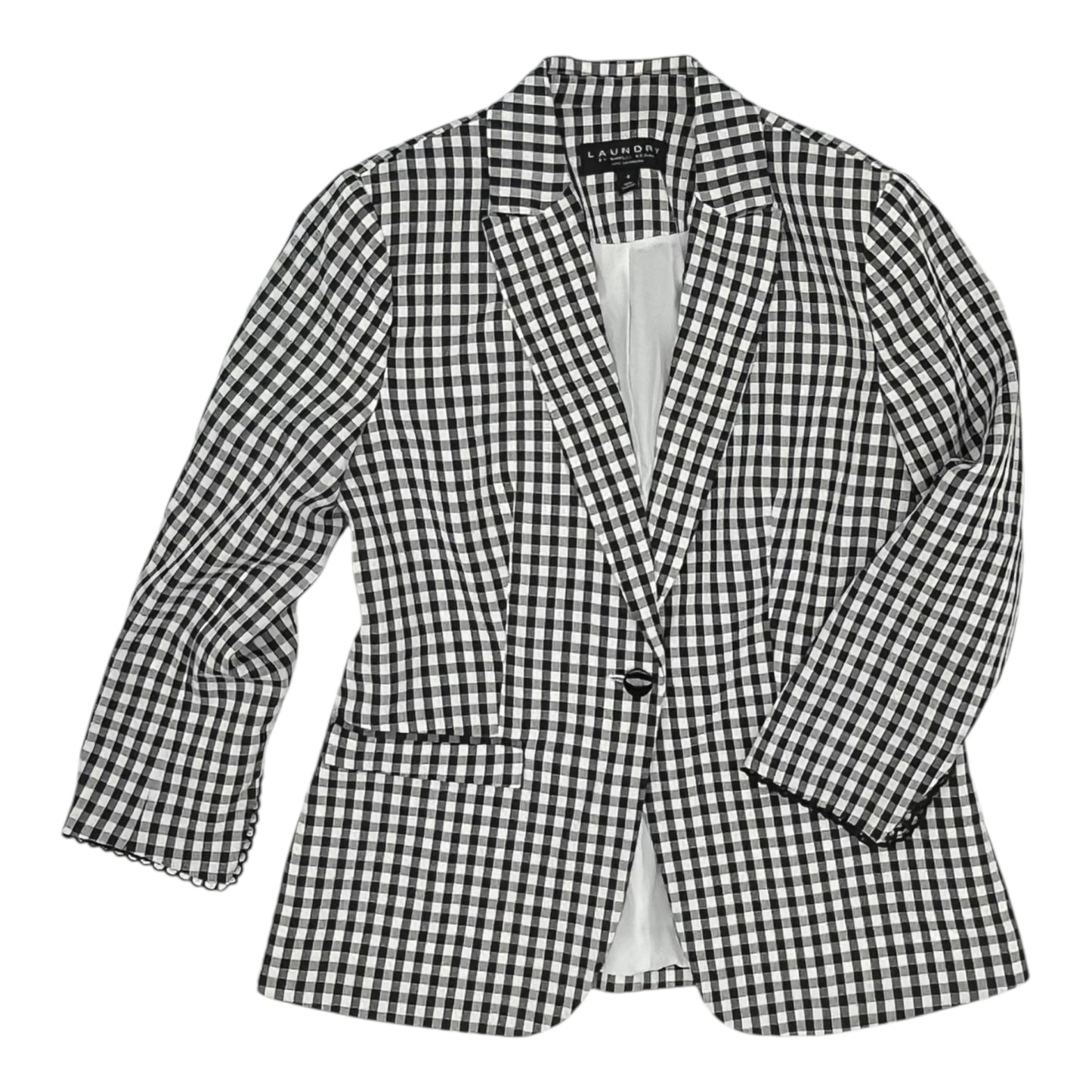 Blazer By Laundry In Black & White, Size:S