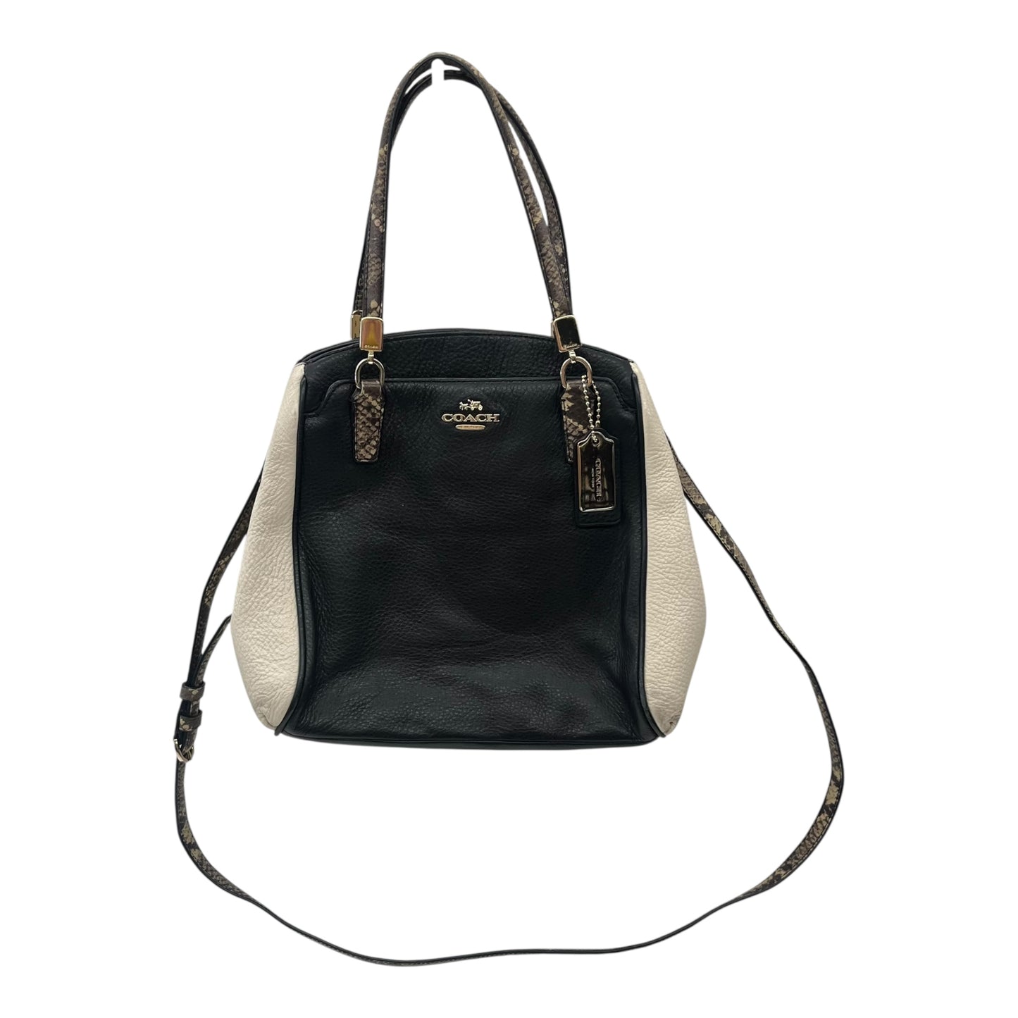 Handbag Designer By Coach In Black, Size:Small