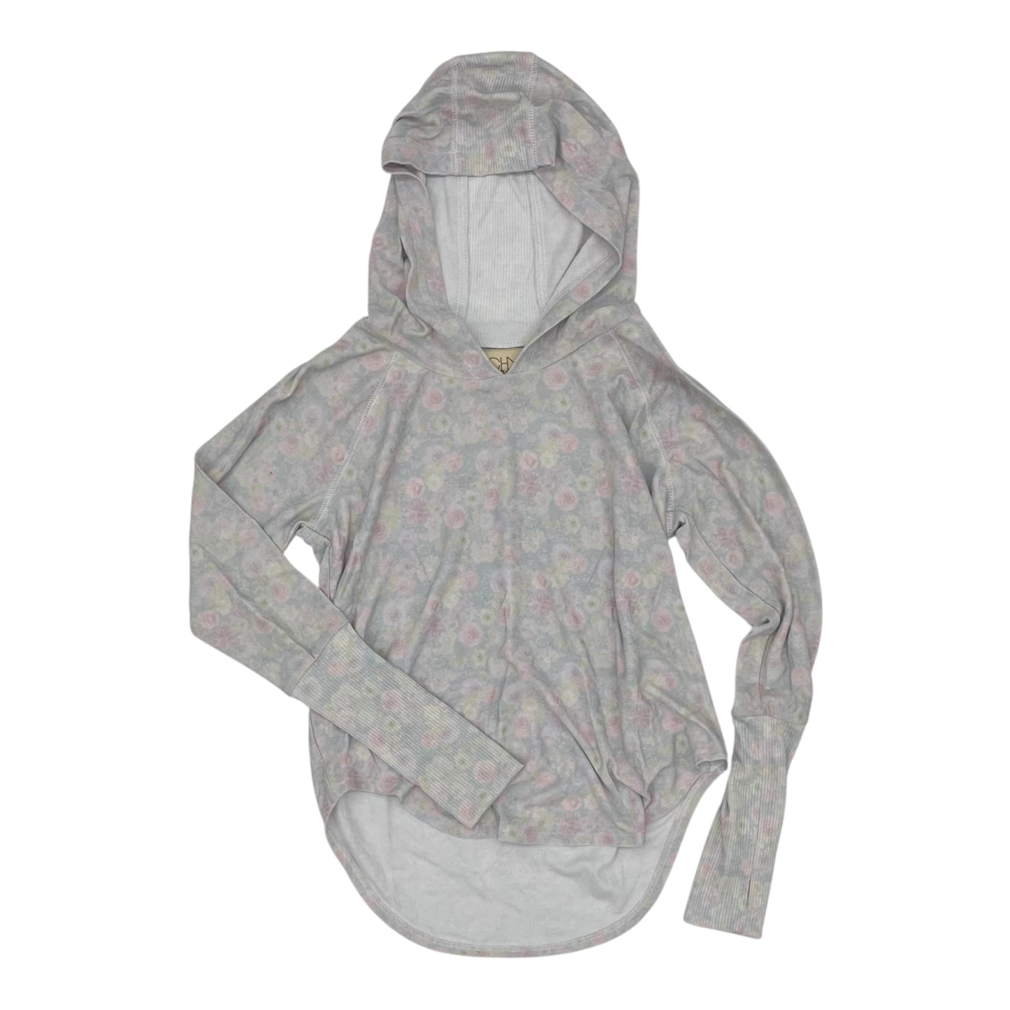 Top Ls By Chaser In Floral Print, Size:S