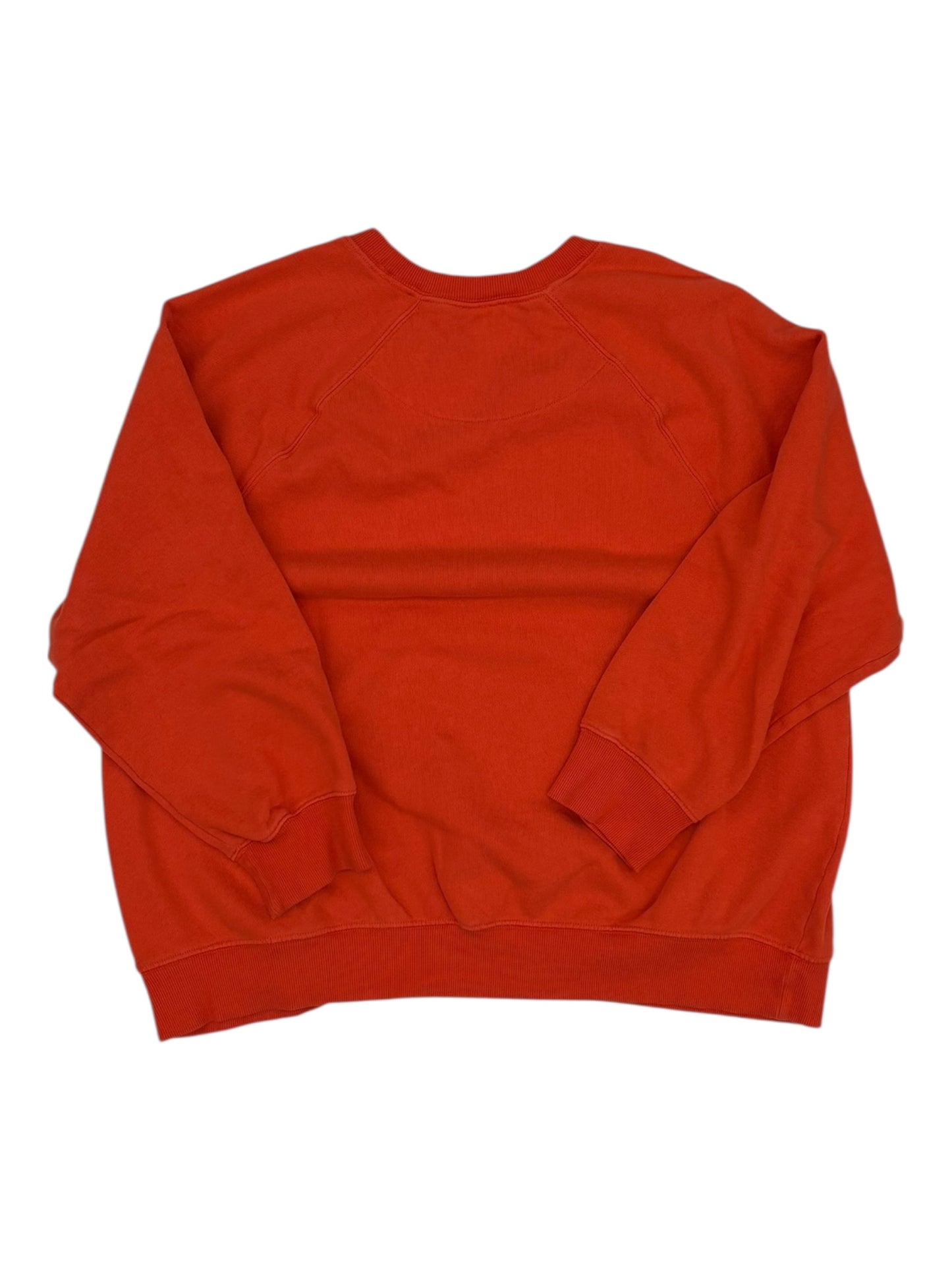 Sweatshirt Crewneck By Old Navy In Orange, Size:M