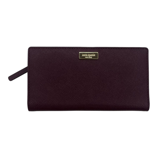 Wallet Designer By Kate Spade In Maroon, Size:Medium