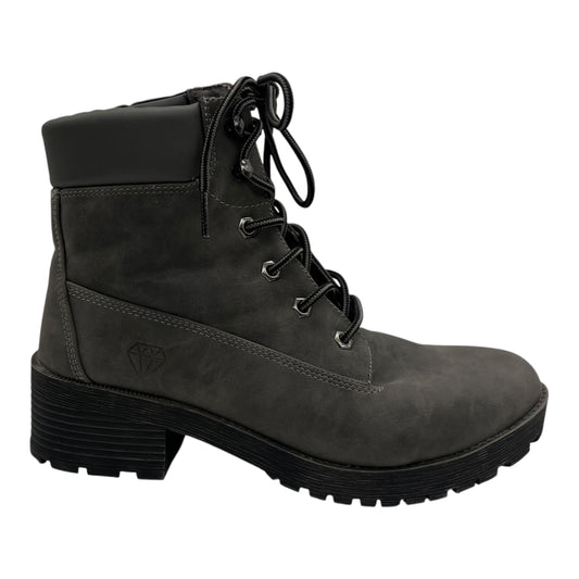 Boots Ankle Heels By Rock And Candy In Grey, Size:10