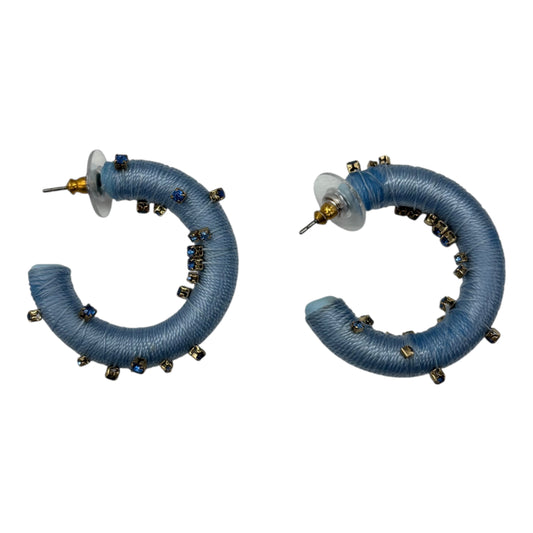EARRINGS HOOP by    CLOTHES MENTOR In BLUE