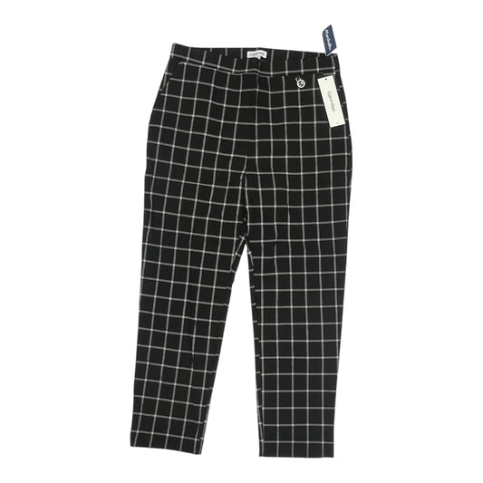 Pants Dress By Calvin Klein In Black & White, Size:L