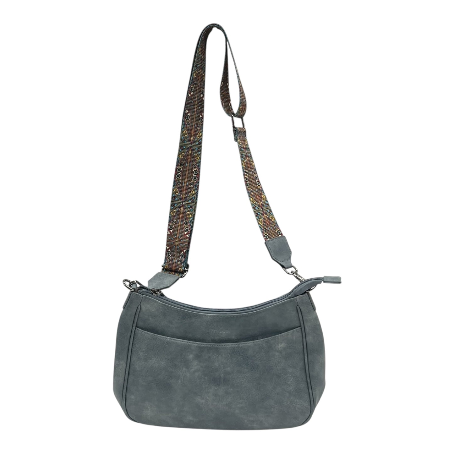 Crossbody By Clothes Mentor In Blue, Size:Medium