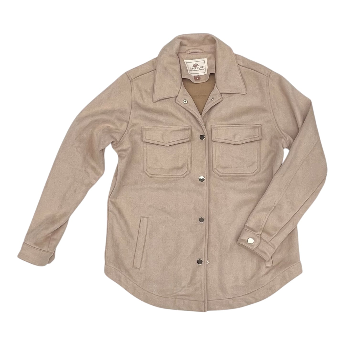 Jacket Other By Clothes Mentor In Tan, Size:M