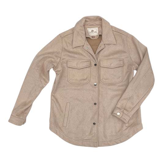 Jacket Other By Clothes Mentor In Tan, Size:M