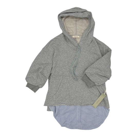 Sweatshirt Hoodie By Love In In Grey, Size:S