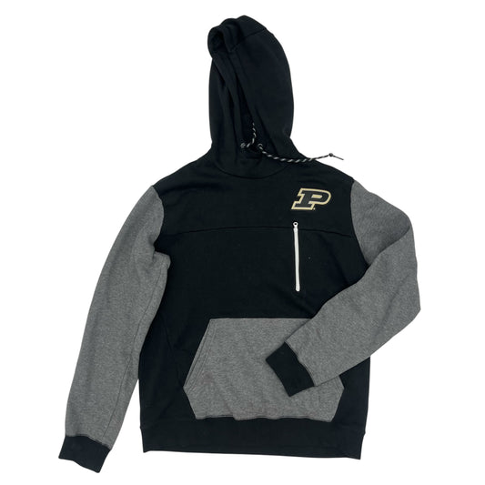 Athletic Sweatshirt Hoodie By Nike In Black, Size:L