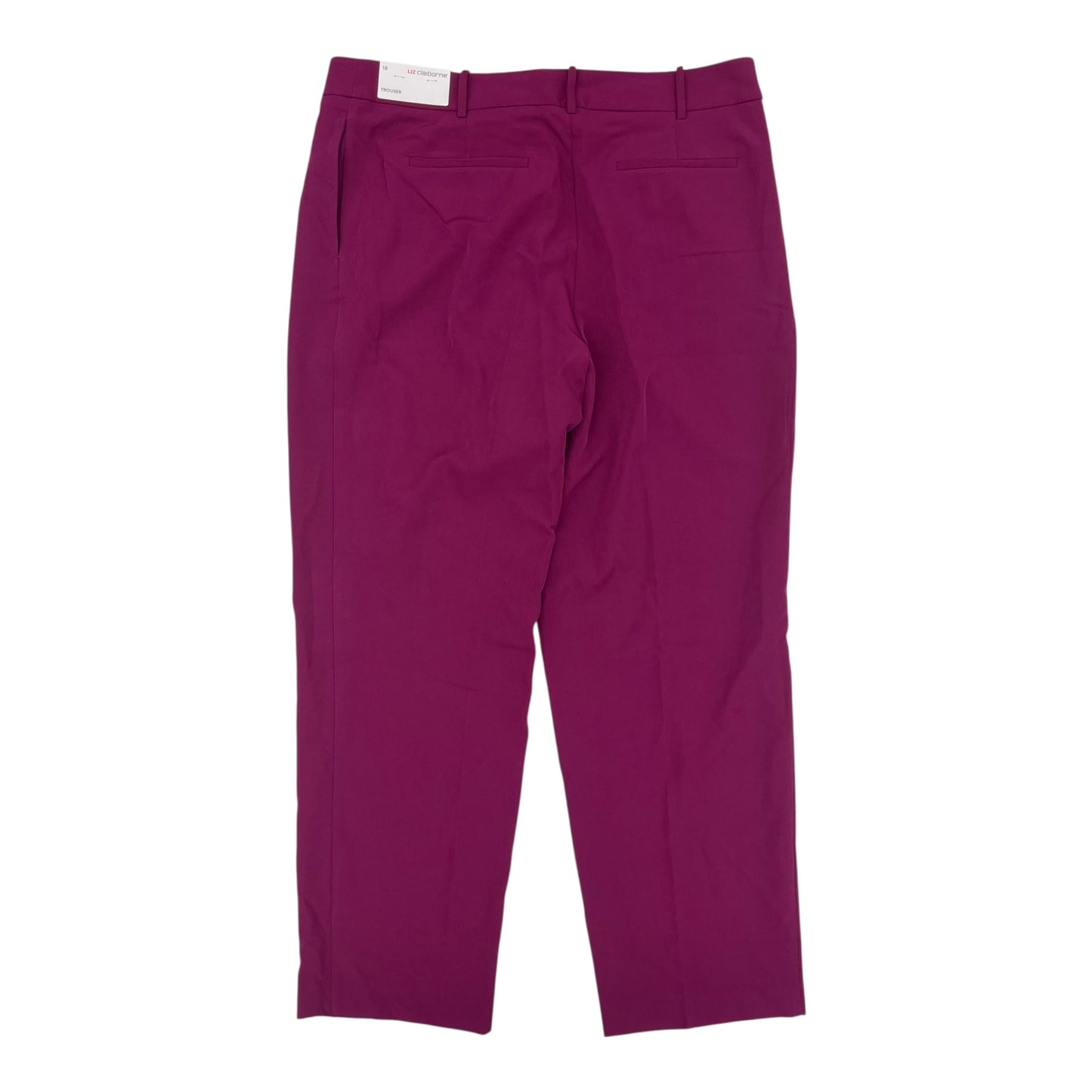 Pants Chinos & Khakis By Liz Claiborne In Purple, Size:18