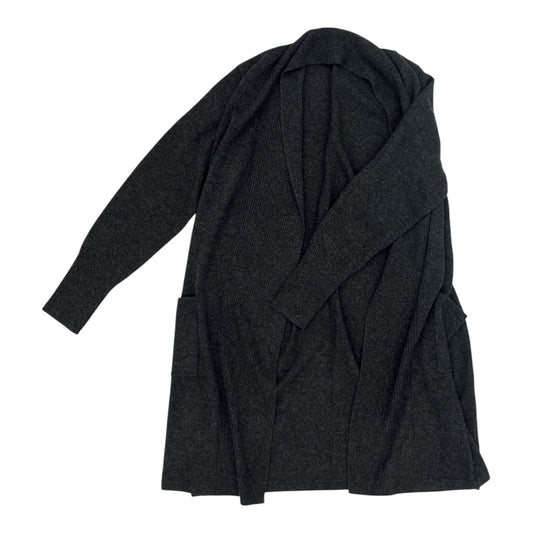 Sweater Cardigan By Clothes Mentor In Grey, Size:M