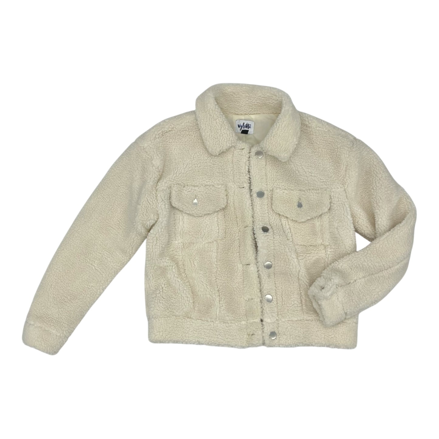 Jacket Faux Fur & Sherpa By Cmf In Tan, Size:M