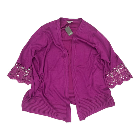 Cardigan By Cme In Pink, Size:4X