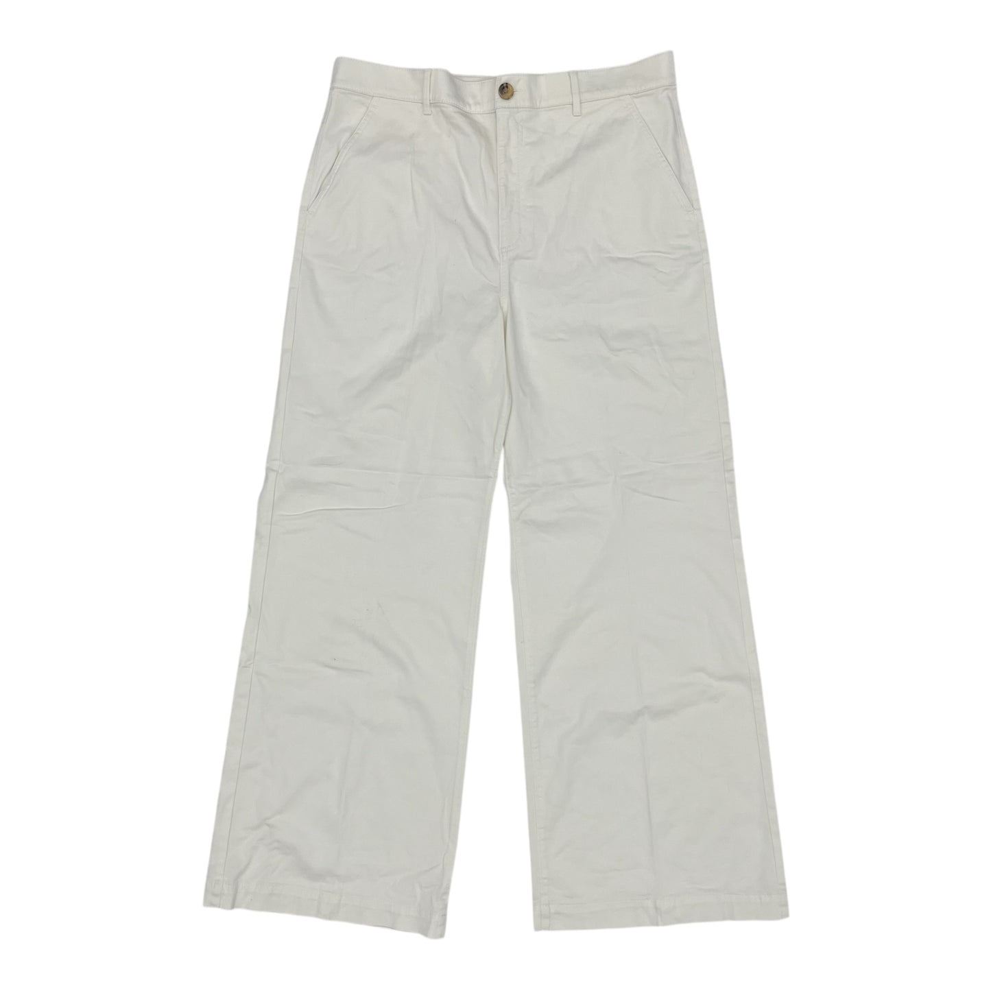 Pants Wide Leg By Ann Taylor In Cream, Size:16