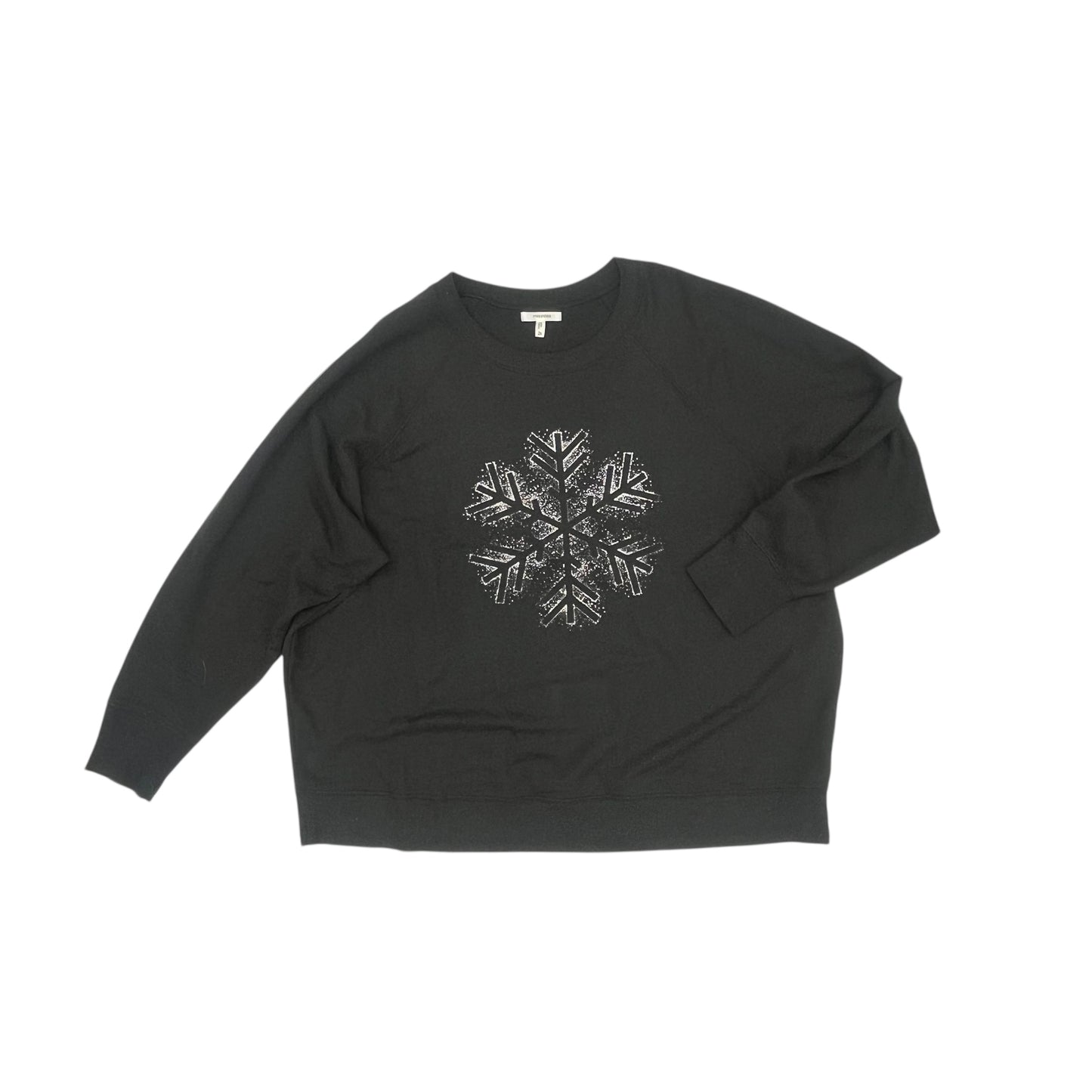 Top Ls By Maurices In Black, Size:2X