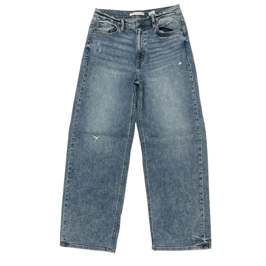 Pants Wide Leg By Eunina In Blue Denim, Size:10