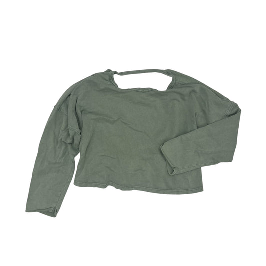 Sweatshirt Crewneck By Free People In Green, Size:L