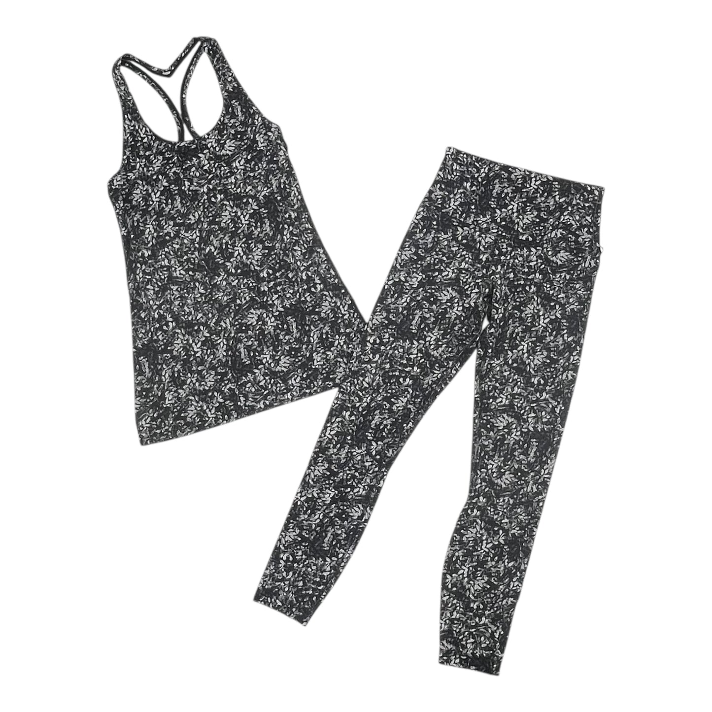 Athletic Pants 2Pc By Lululemon In Black & Grey, Size:S