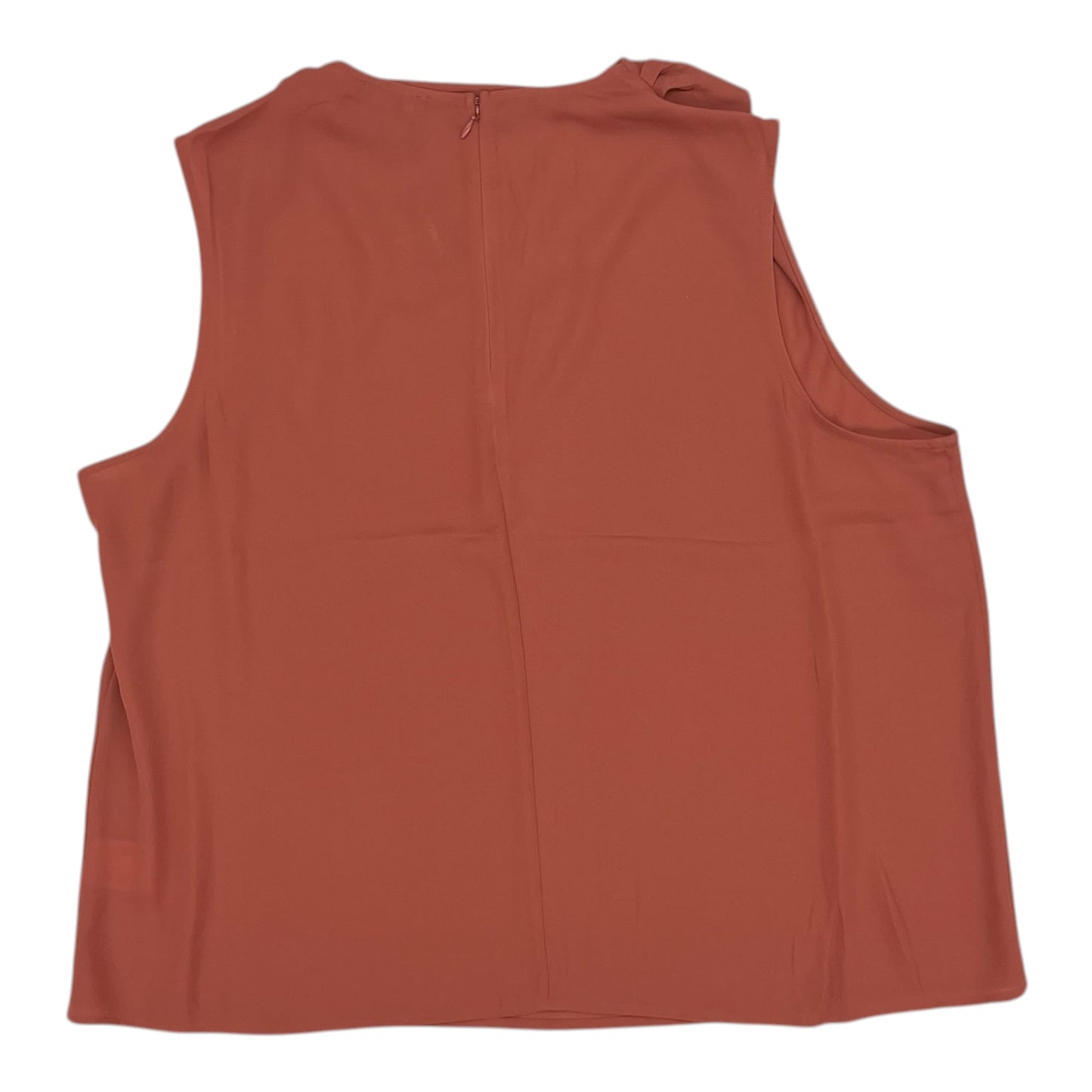 Blouse Sleeveless By Express In Orange, Size:Xl