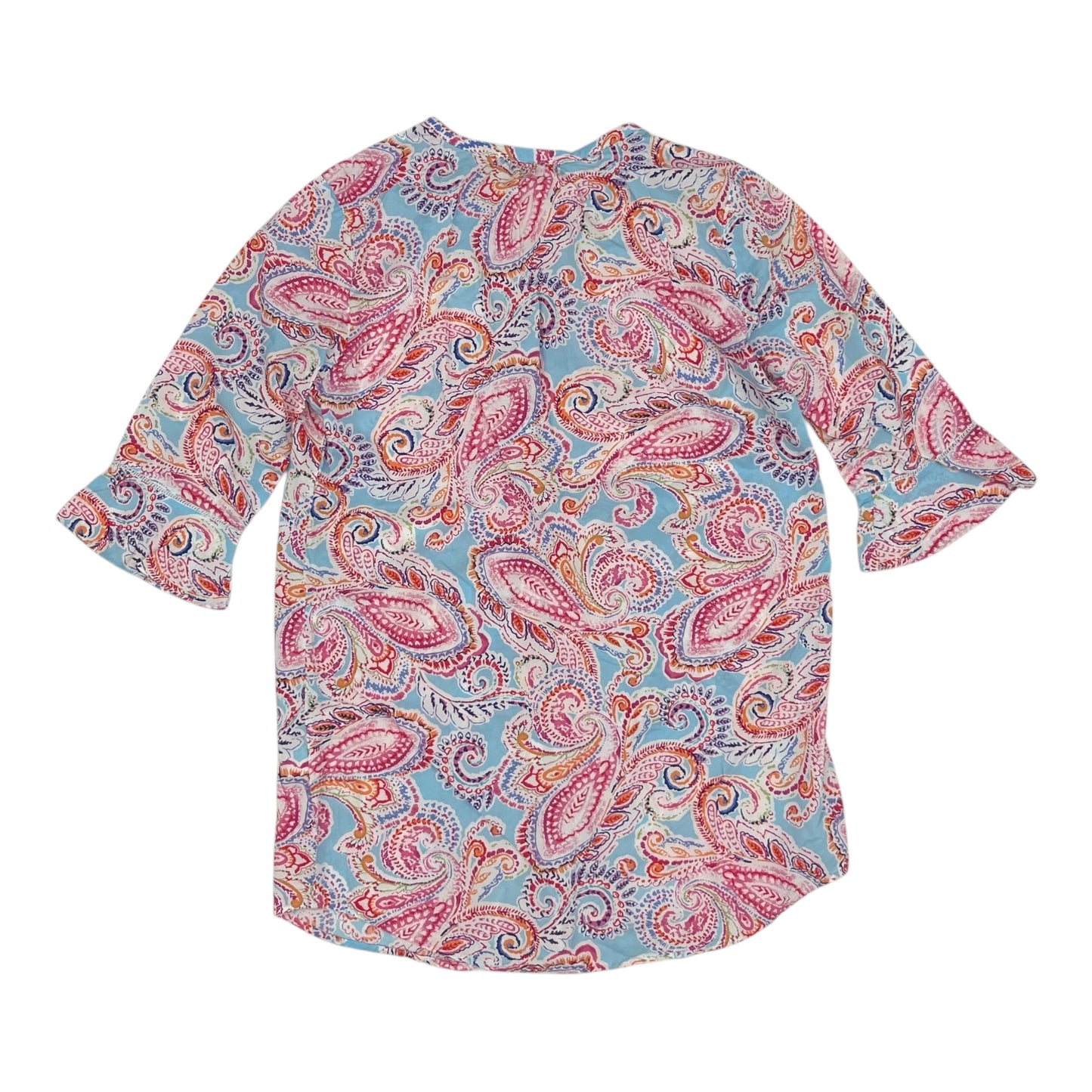 Tunic 3/4 Sleeve By Lauren By Ralph Lauren In Multi, Size:M