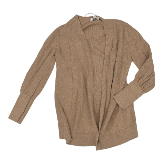 Sweater Cardigan By Loft In Tan, Size:Sp