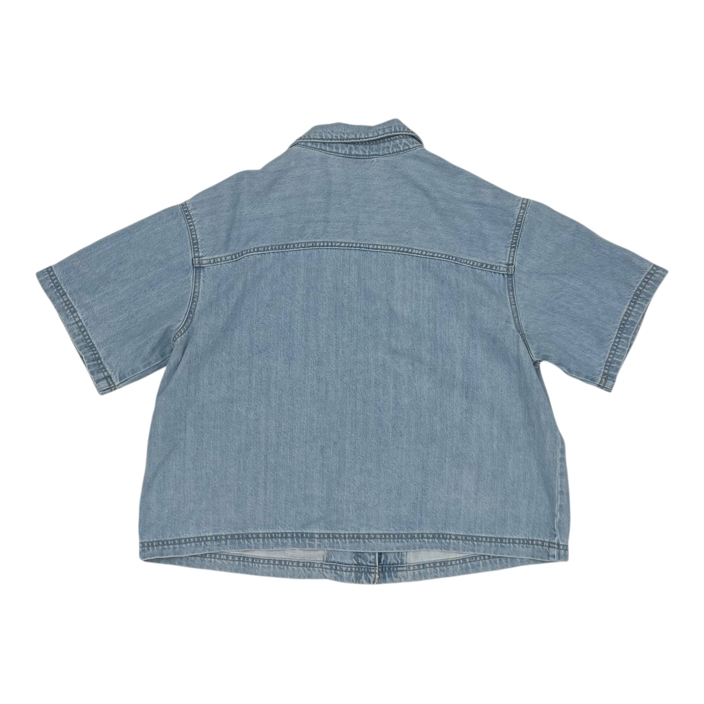 Top Ss By Universal Thread In Blue Denim, Size:L