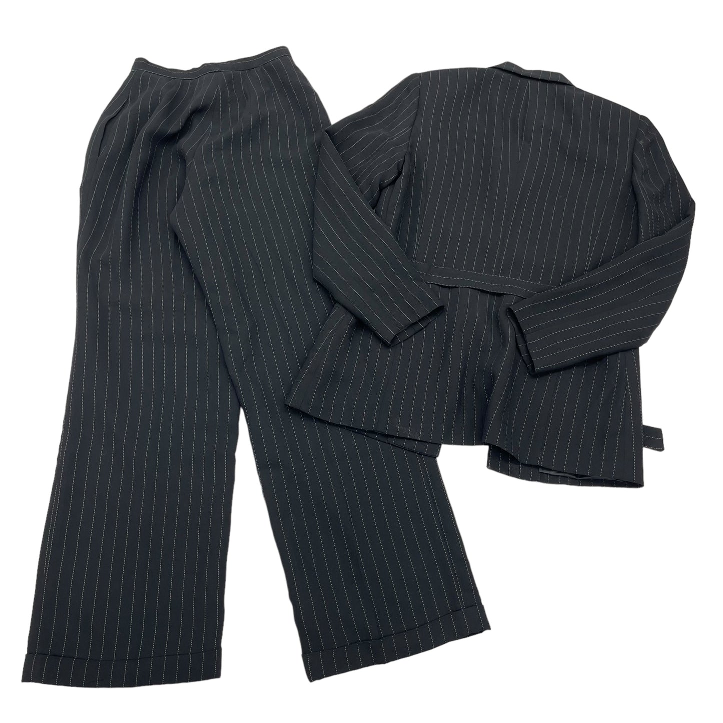 BLACK PANTS SUIT 2PC by WORTHINGTON Size:6