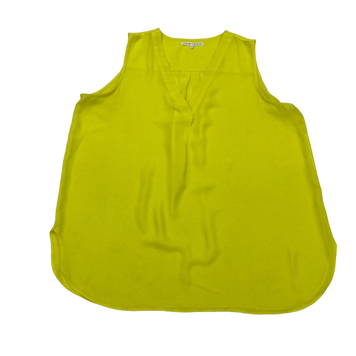 YELLOW VIOLET AND CLAIRE BLOUSE SLEEVELESS, Size L