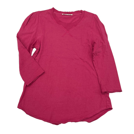 PINK WE THE FREE TOP 3/4 SLEEVE, Size L