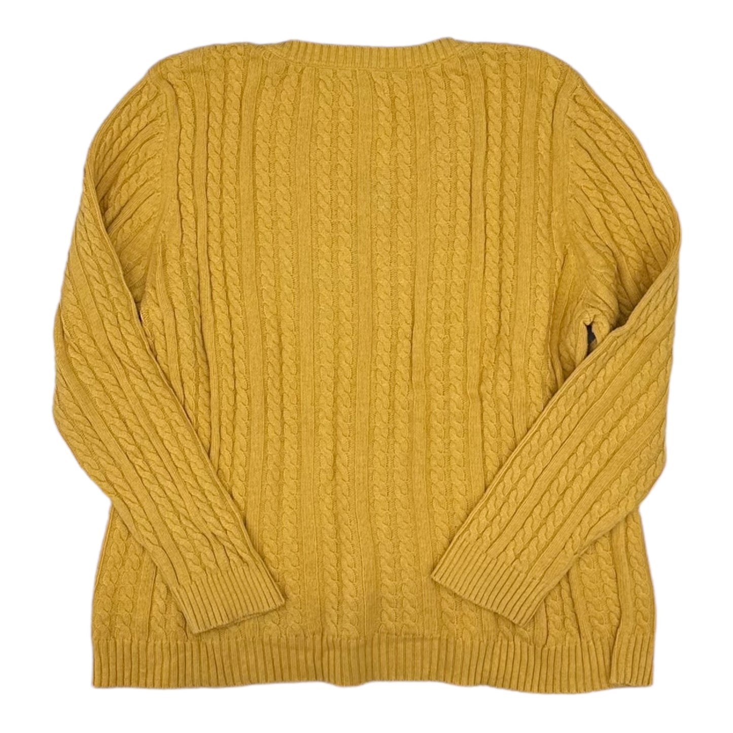 YELLOW SWEATER by CROFT AND BARROW Size:XXL