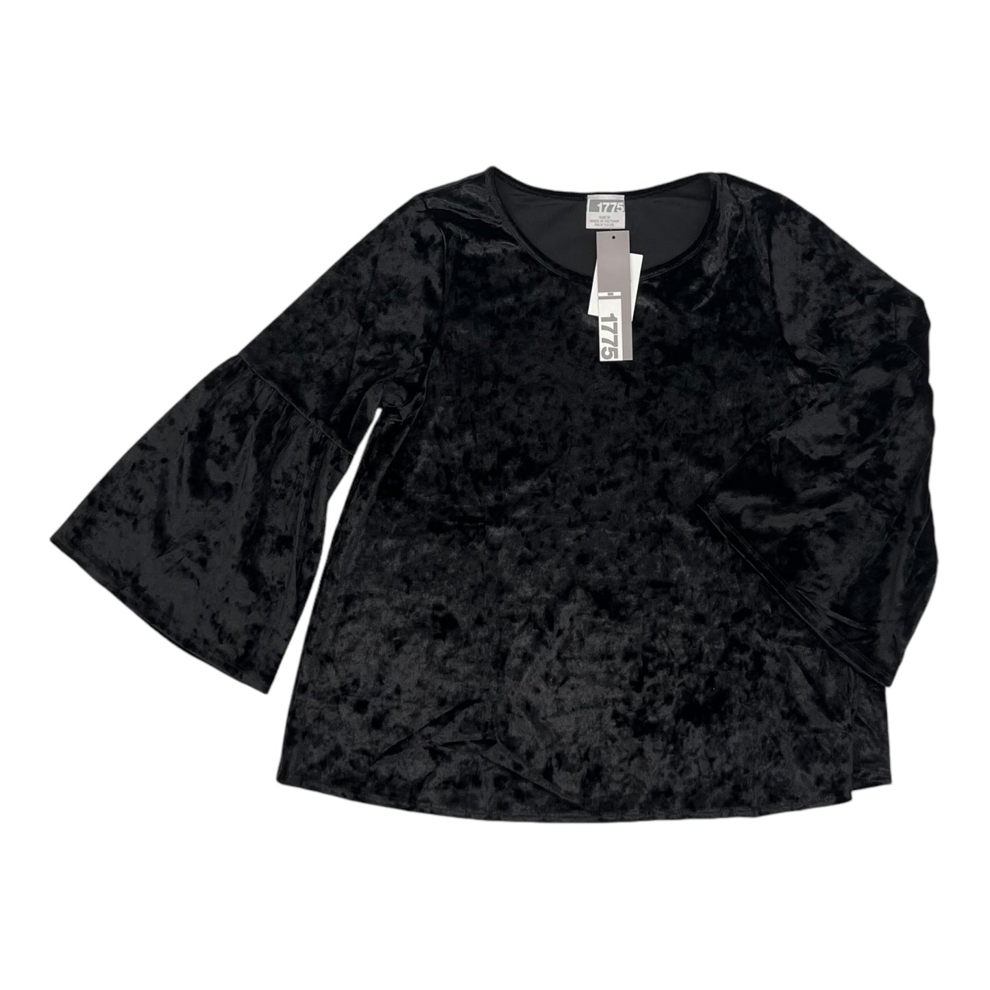 Top 3/4 Sleeve By Clothes Mentor In Black, Size:M