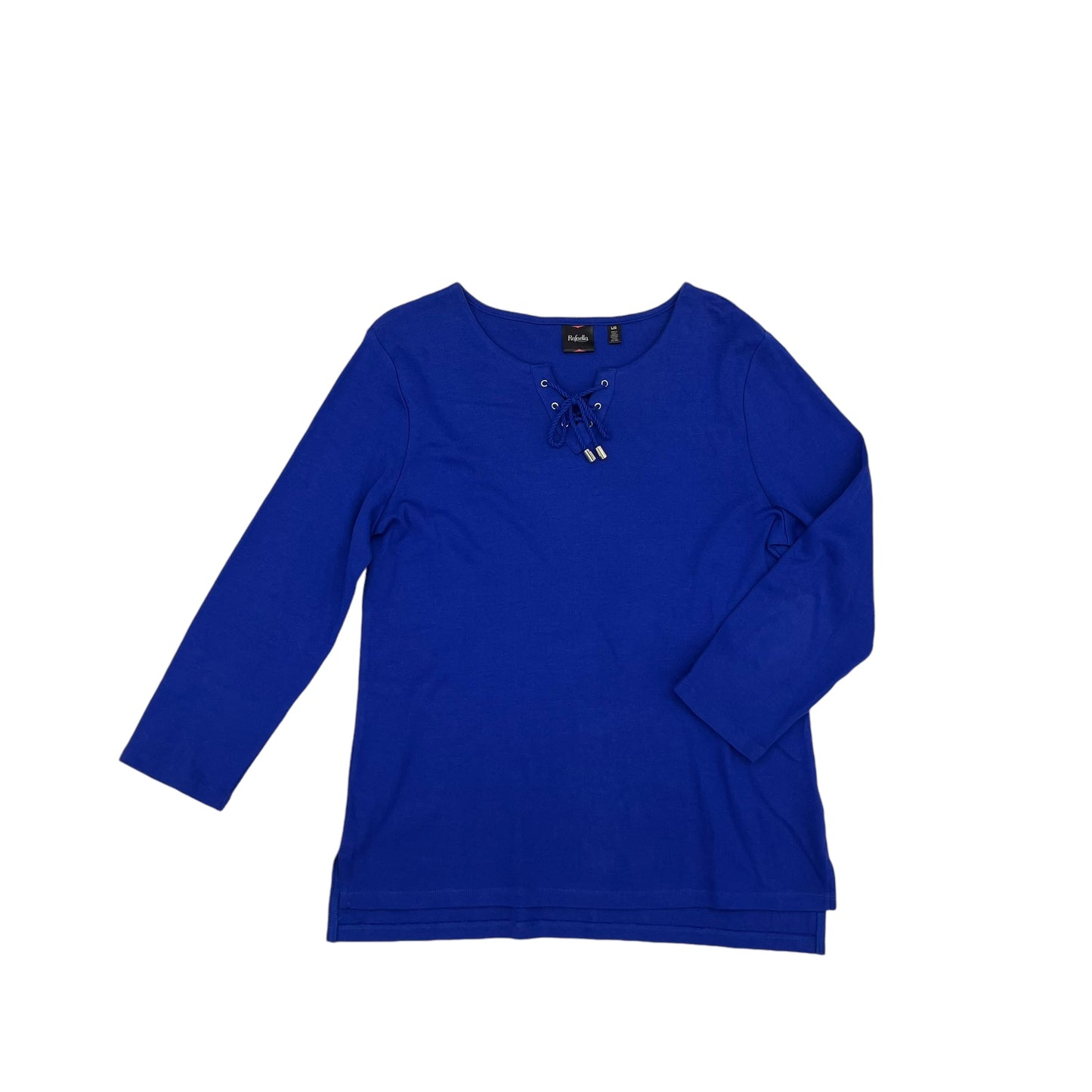 Top Ls By Rafaella In Blue, Size:L