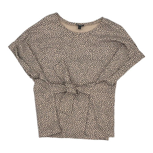 Top Ss By Express In Black & Tan, Size:L