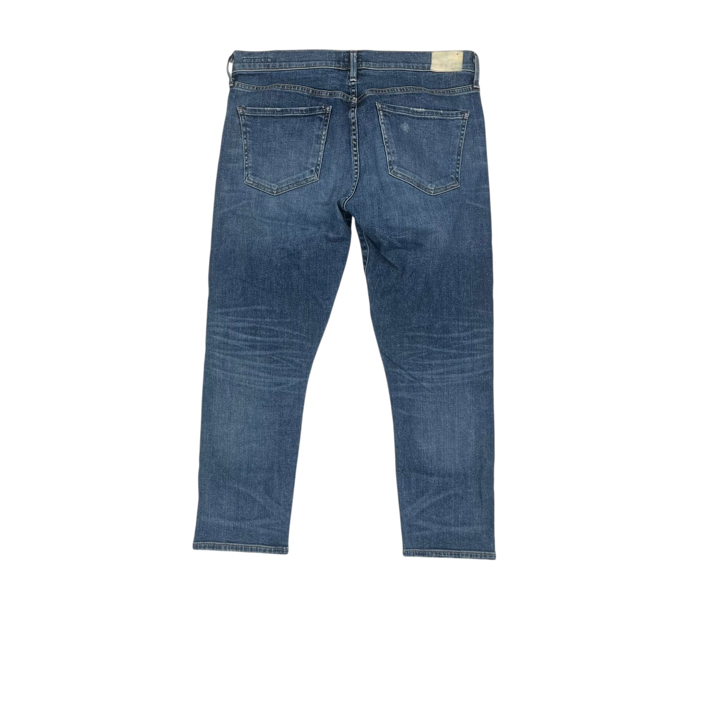 Jeans Cropped By Citizens Of Humanity In Blue Denim, Size:12