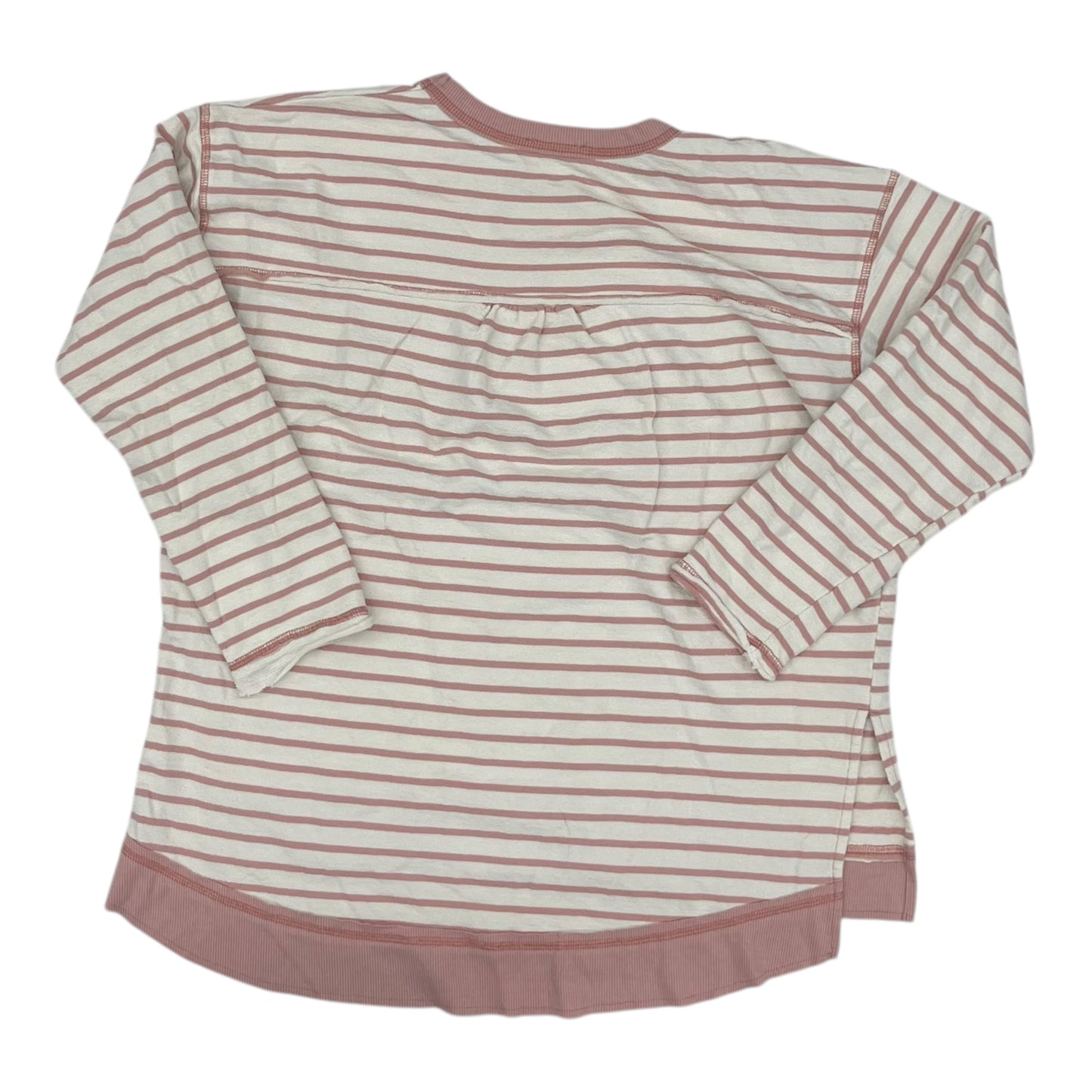 Top Ls By Oddi In Cream & Pink, Size:M