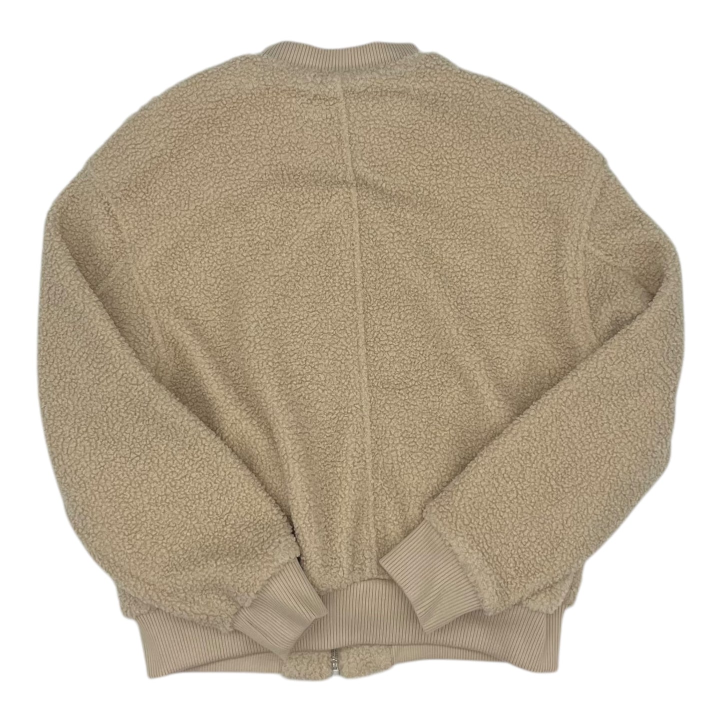 Jacket Fleece By Avec Les Filles In Tan, Size:Xs