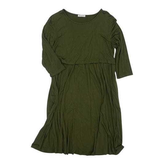 Dress Casual Midi By Clothes Mentor In Green, Size:Xl
