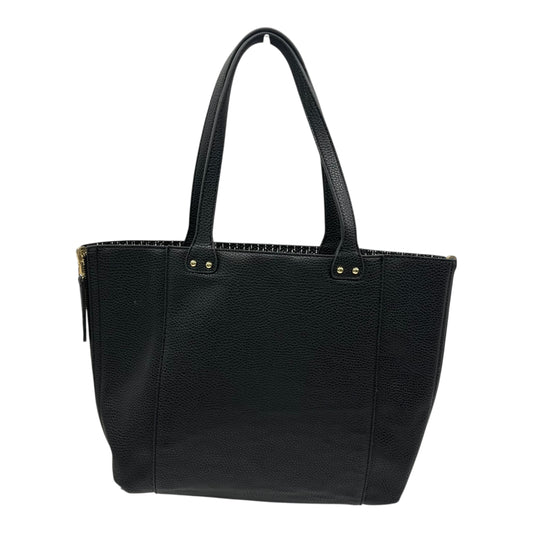 Tote By Clothes Mentor In Black & White, Size:Medium