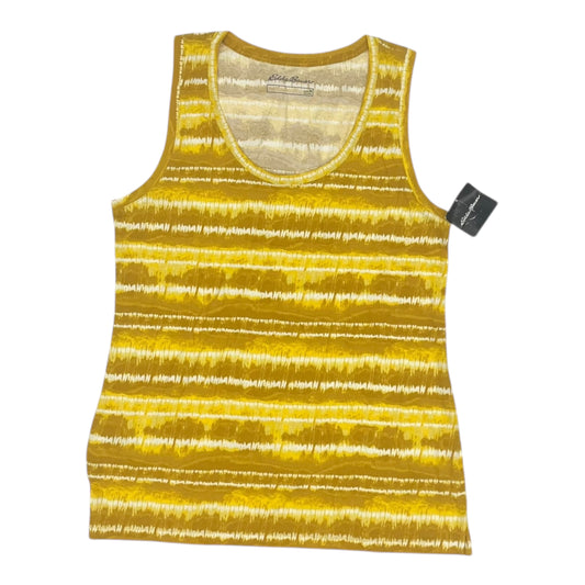 Tank Top By Eddie Bauer In Yellow, Size:M
