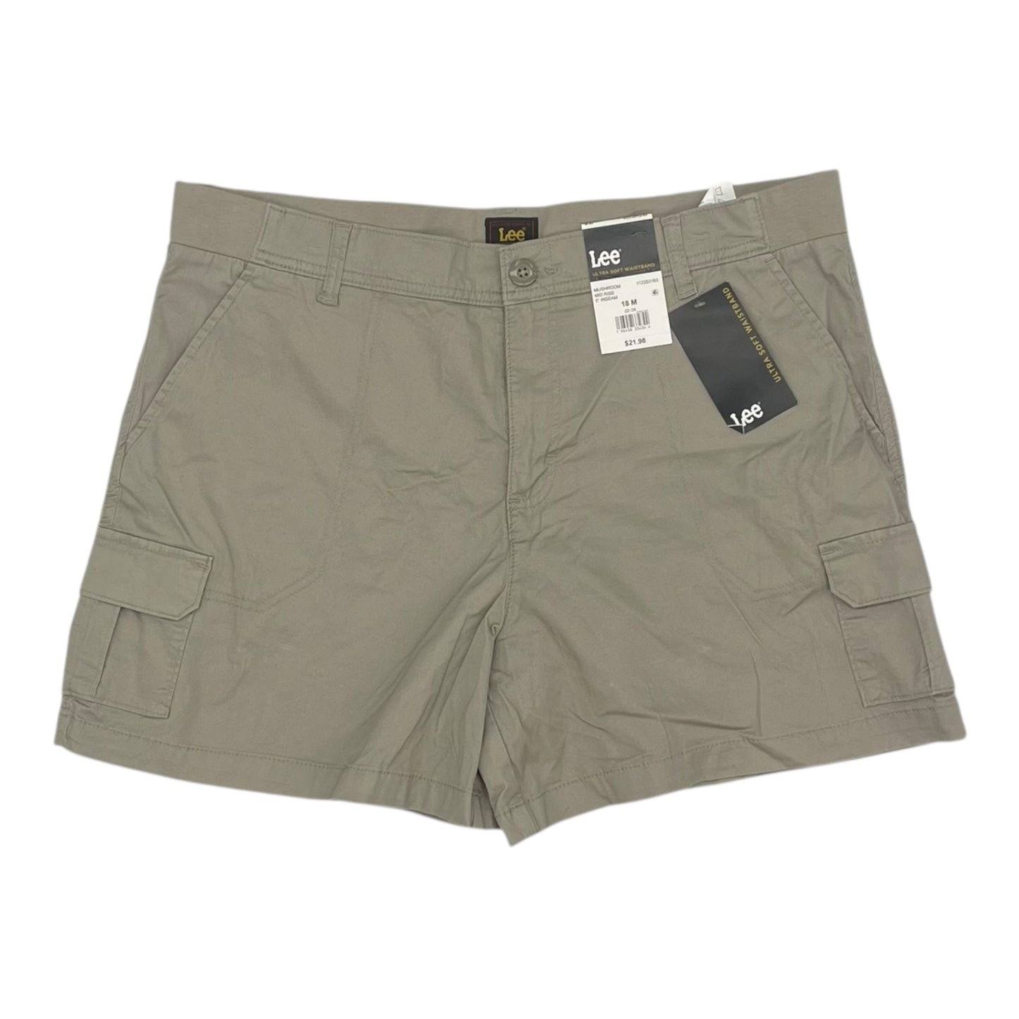 Shorts By Lee In Tan, Size:18