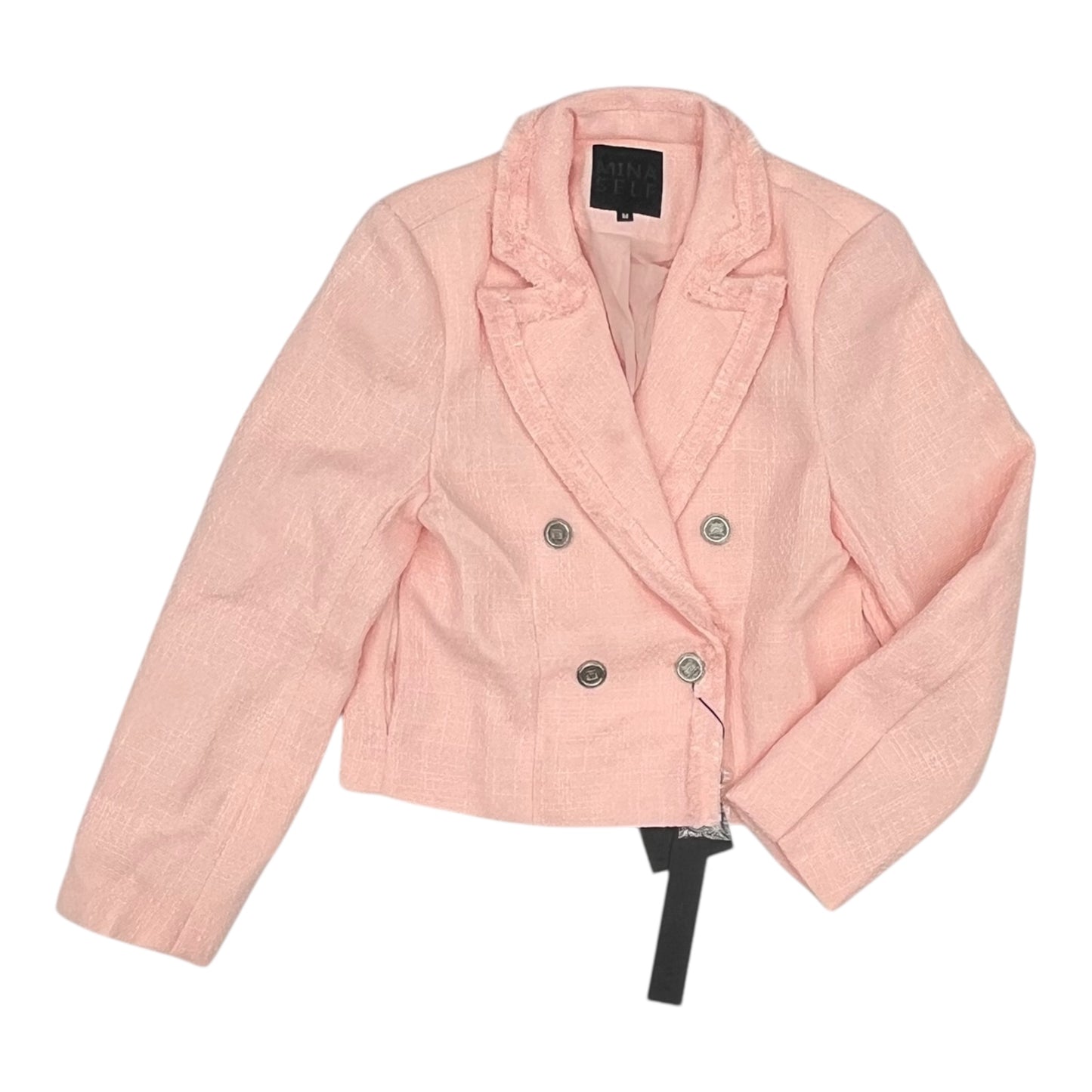 Blazer By Clothes Mentor In Pink, Size:M